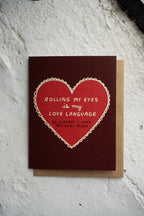 Rolling my Eyes Greeting Card
