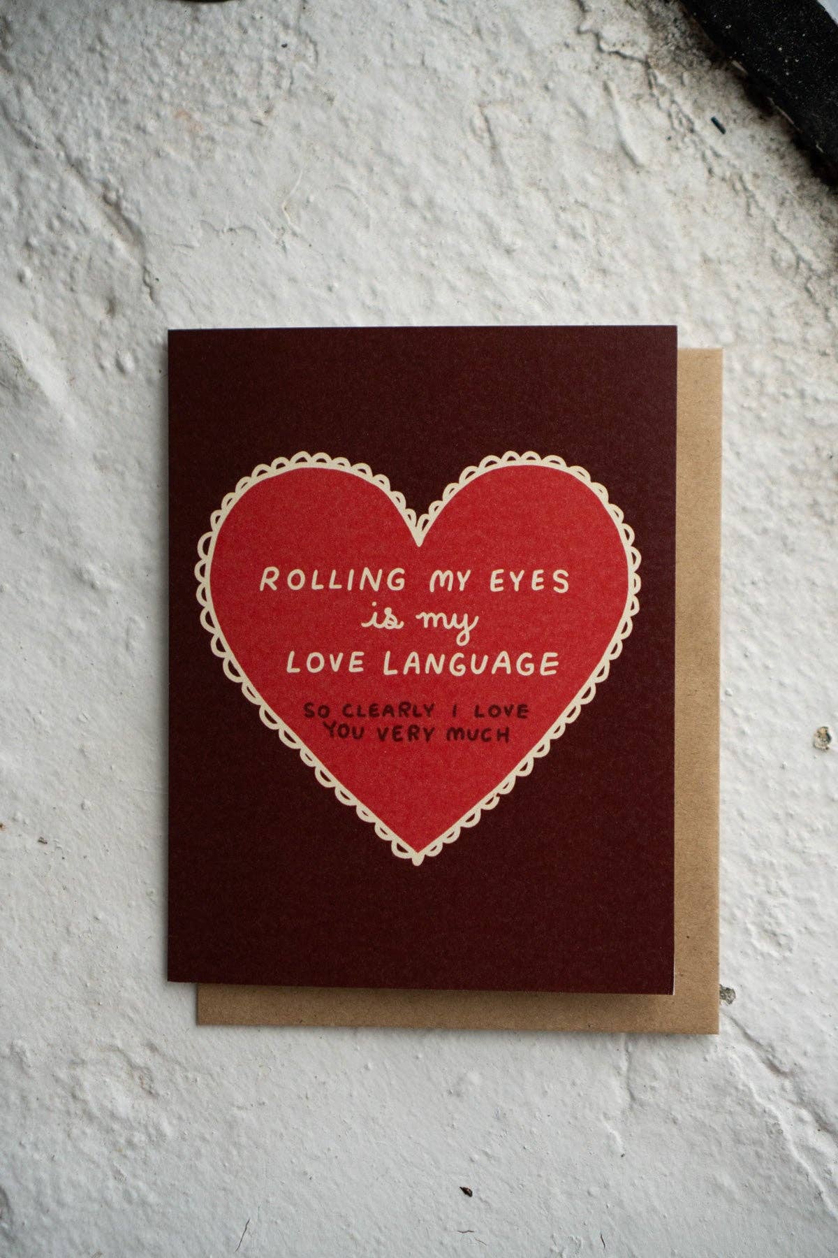 Rolling my Eyes Greeting Card