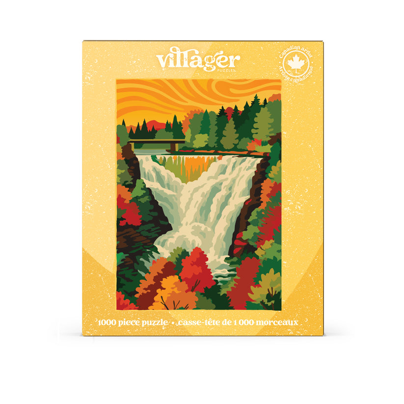 Autumn Cascade | 1000-Piece Puzzle for Adults | Designed in Canada by Ivana McCue & Anna Klibanov