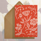 HBD - Floral Greeting Card
